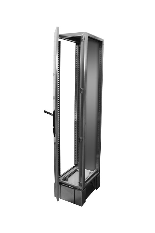 SEITENSCHRANK aus Edelstahl B 400 mm-offene-SERIE SRCM